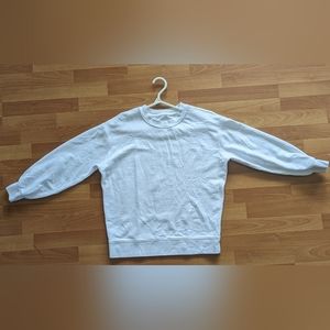 Lululemon Perfectly Oversized Crew white